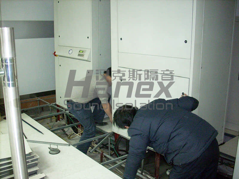 杭州國稅局空調(diào)機(jī)房設(shè)備減振降噪案例